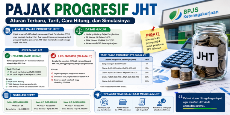 Pajak Progresif JHT Dan Cara Hitungnya Terbaru 2026