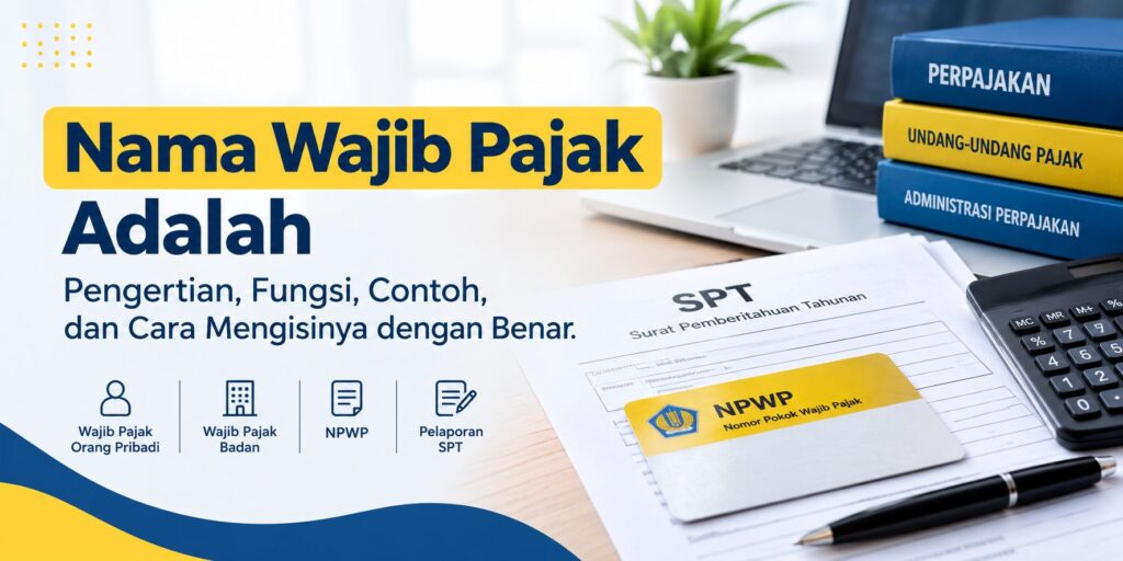 Nama Wajib Pajak Pengertian, Fungsi Dan Cara Isi